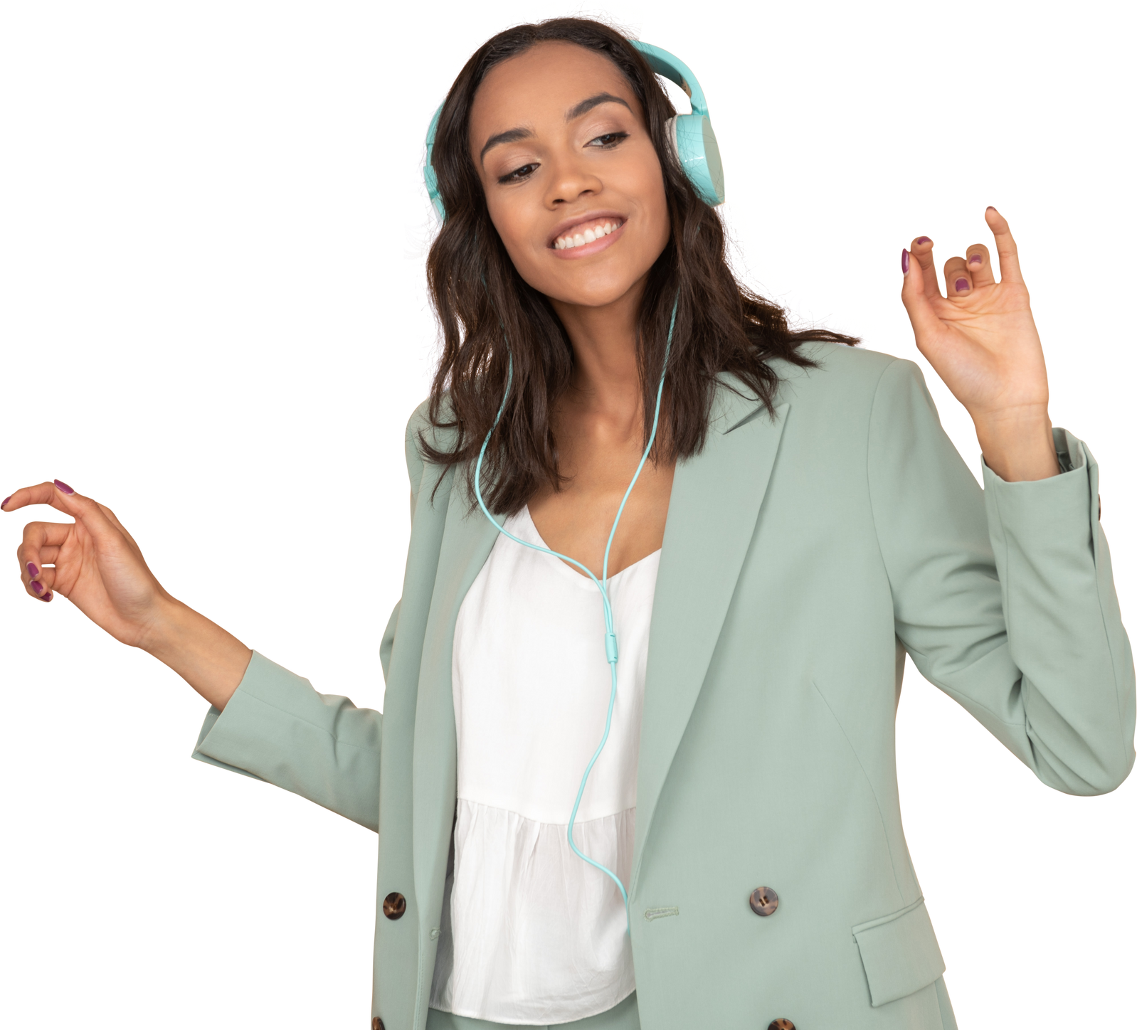 Woman Listening to Music